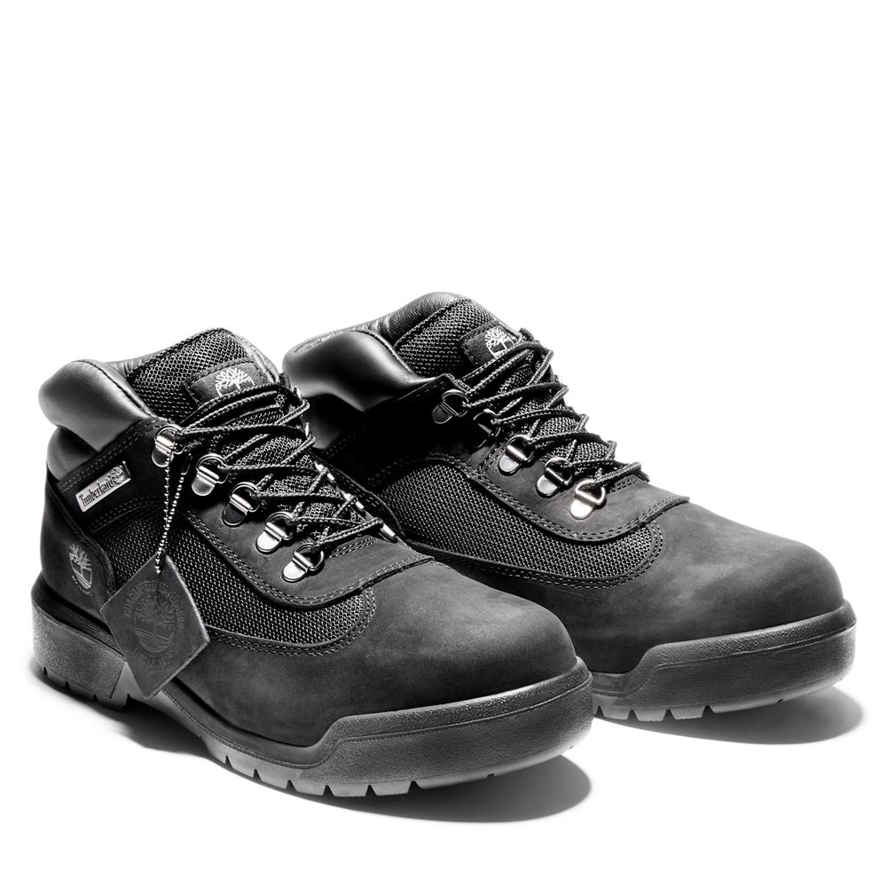 Timberland Αθλητικα Παπουτσια Ανδρικα Μαυρα - Waterproof Field Boots - Greece 3742905-GL